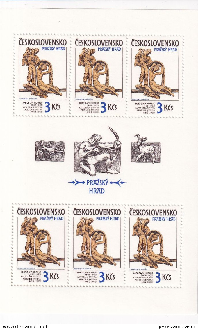 Checoslovaquia Nº 2678 Al 2679 En Hojas De 6 Series - Unused Stamps