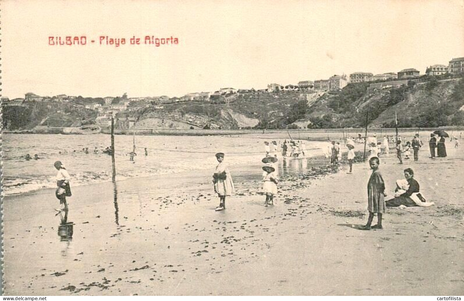 BILBAO, Vizcaya - Playa De Algoria   (2 Scans) - Vizcaya (Bilbao)