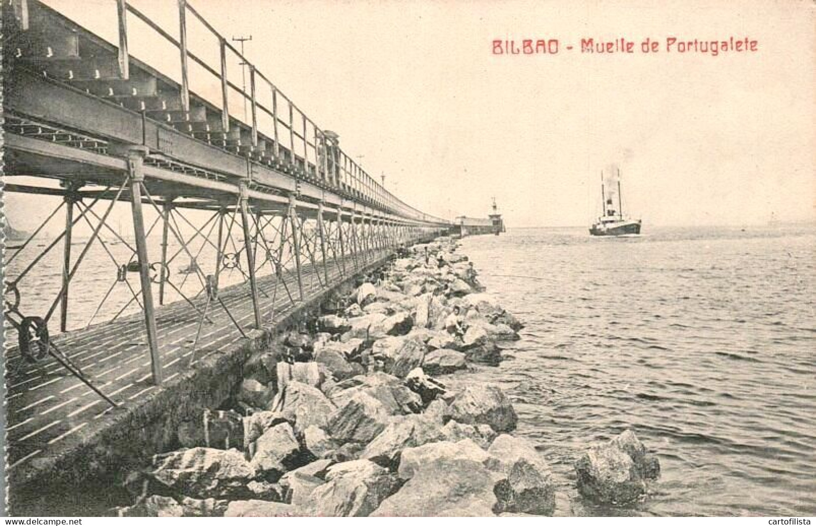 BILBAO, Vizcaya - Muelle De Portugalete   (2 Scans) - Vizcaya (Bilbao)