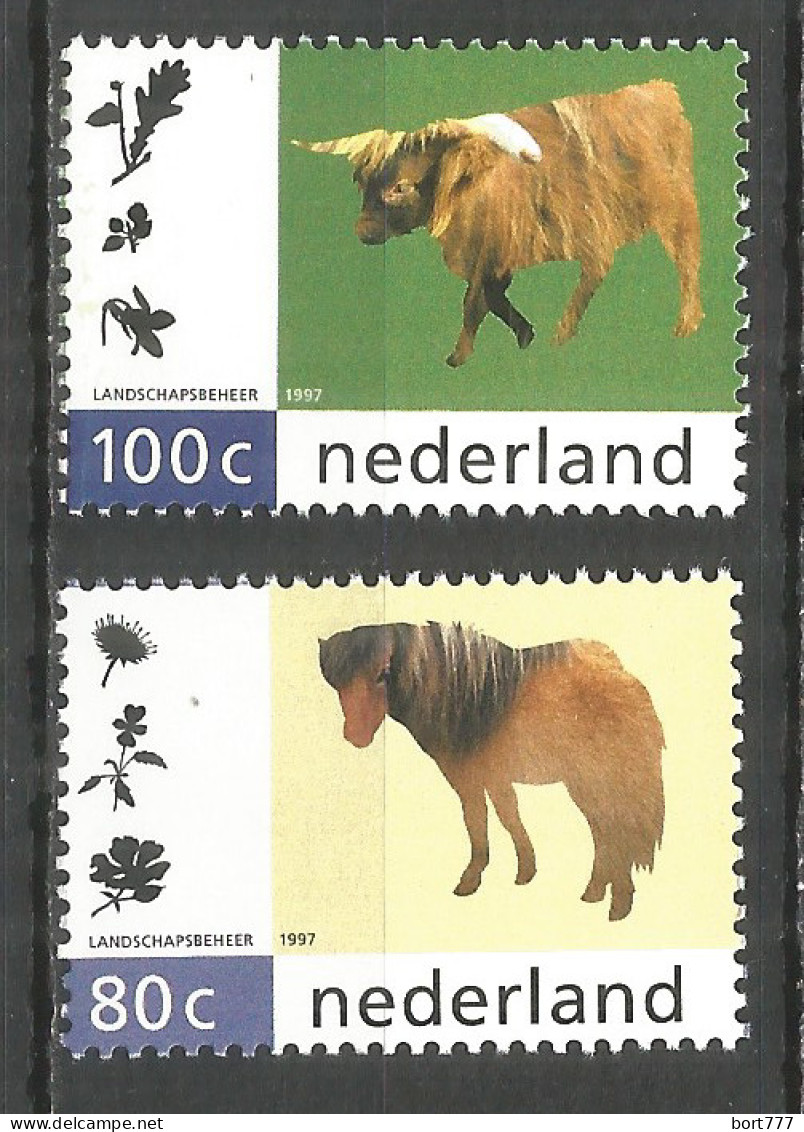 NETHERLANDS 1997 Year , Mint Stamps MNH (**) Horses - Unused Stamps