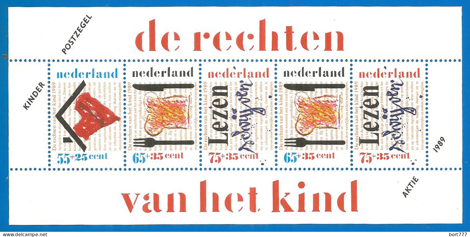 Netherlands 1989 Year , Block Mint MNH (**)  - Bloques