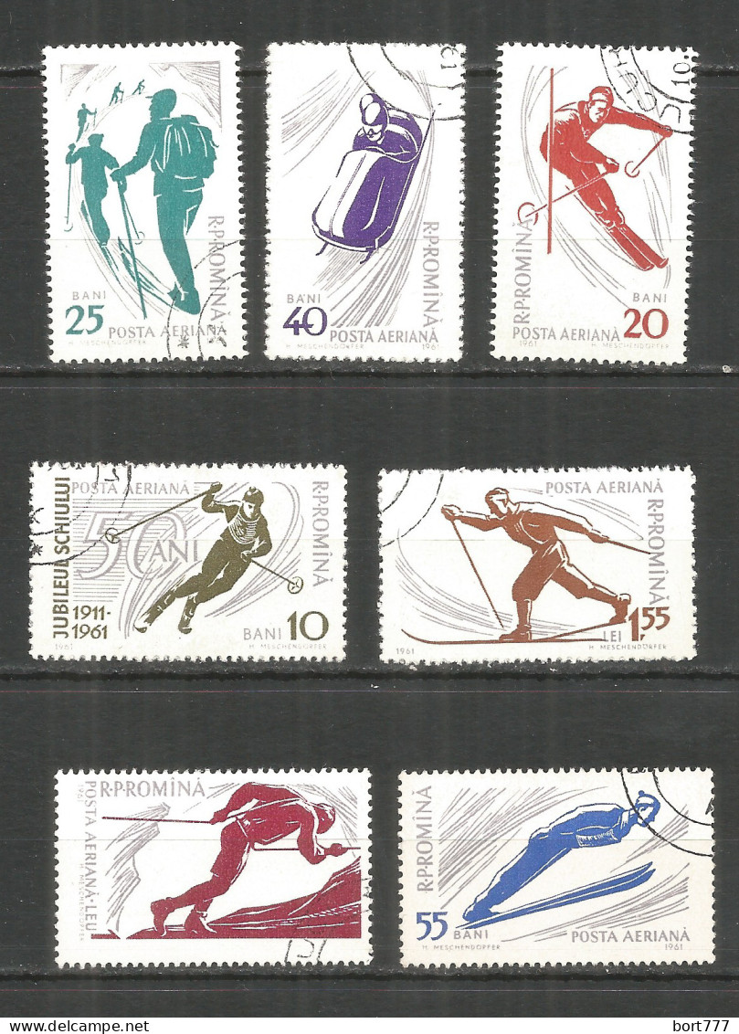 Romania 1961 Used Stamps Set Sport  - Usati