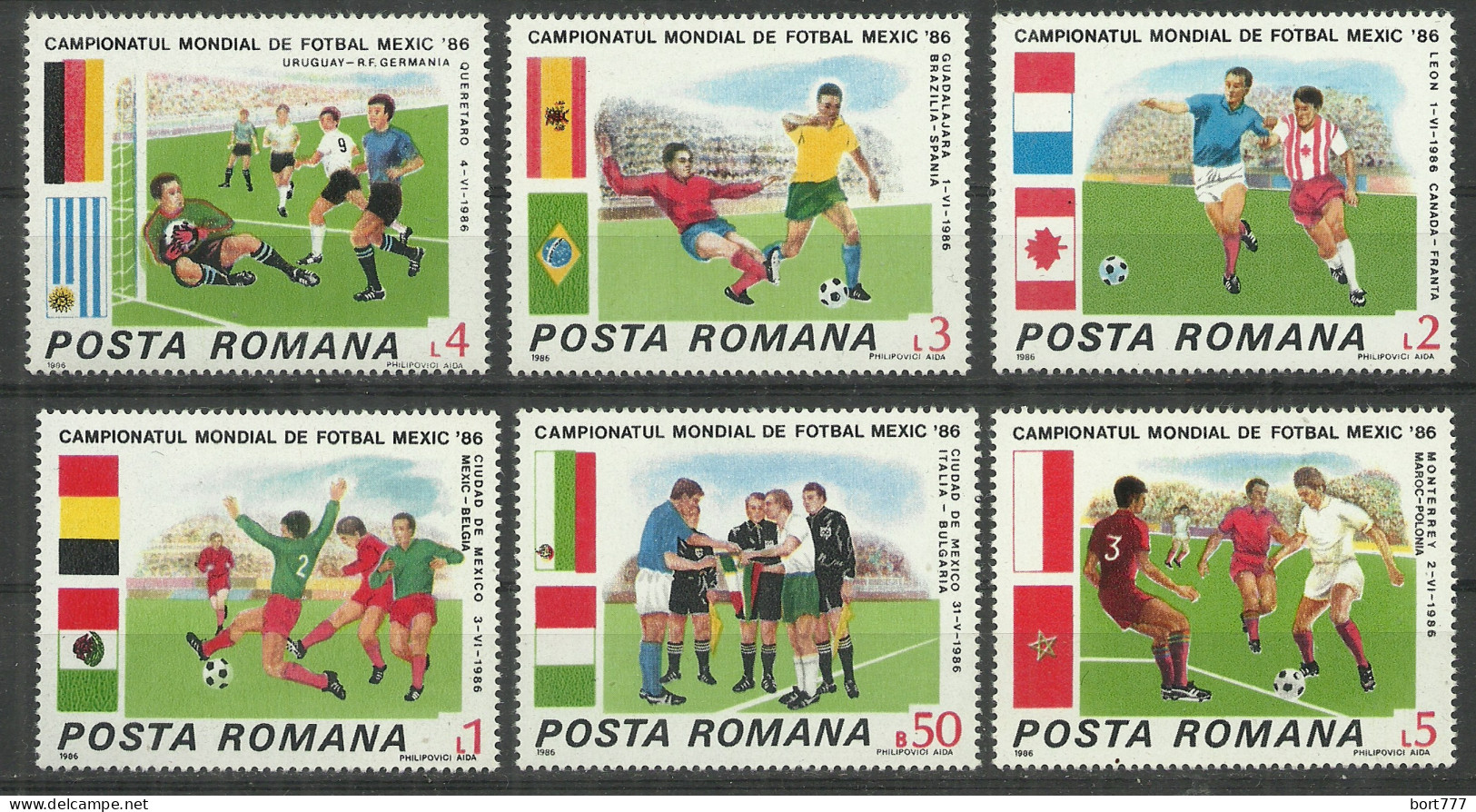 Romania 1990 Mint Stamps MNH(**) Sport Football - Ongebruikt