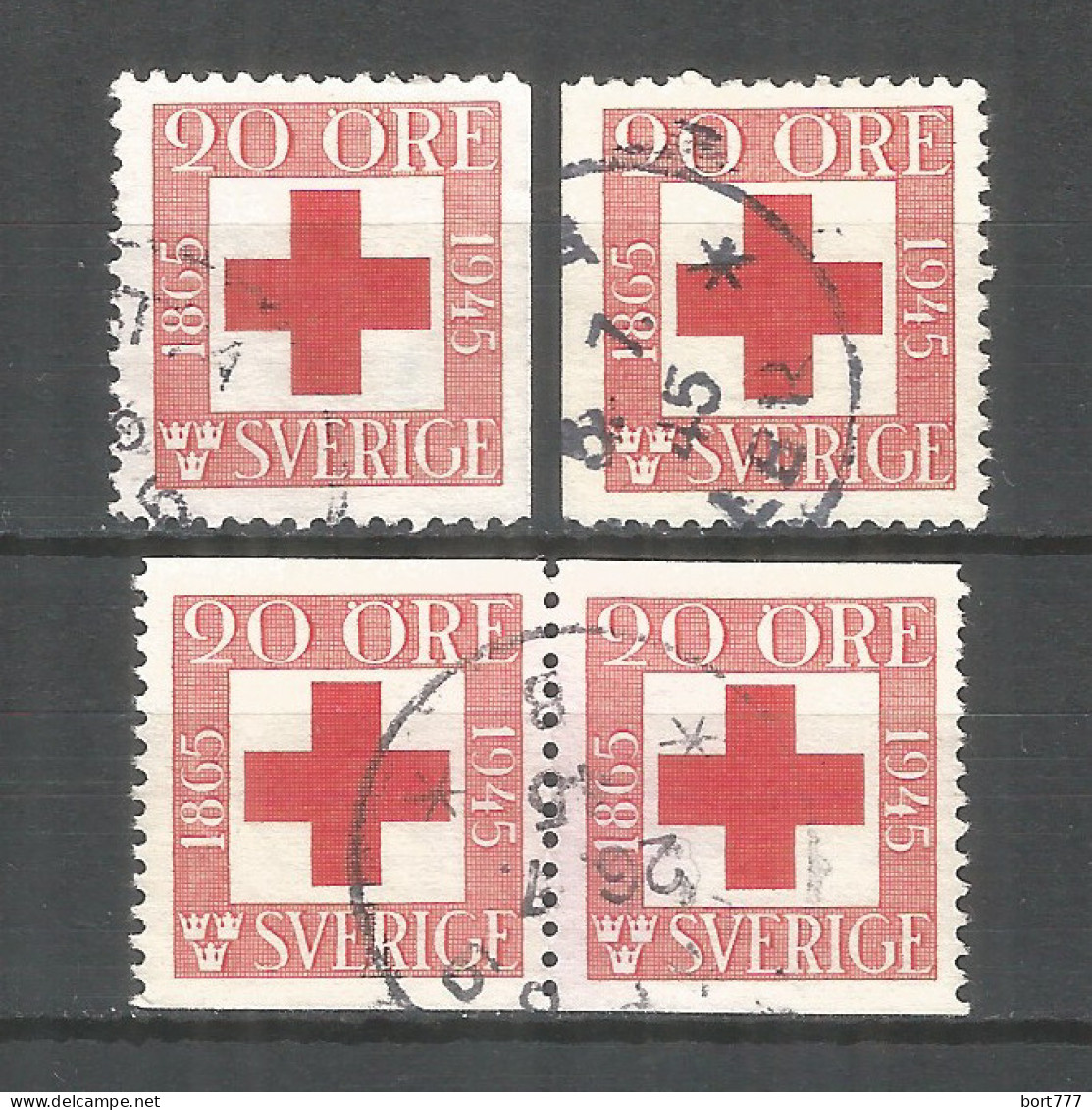 Sweden 1945 Used Stamps  Mi. 311 Red Cross - Gebraucht