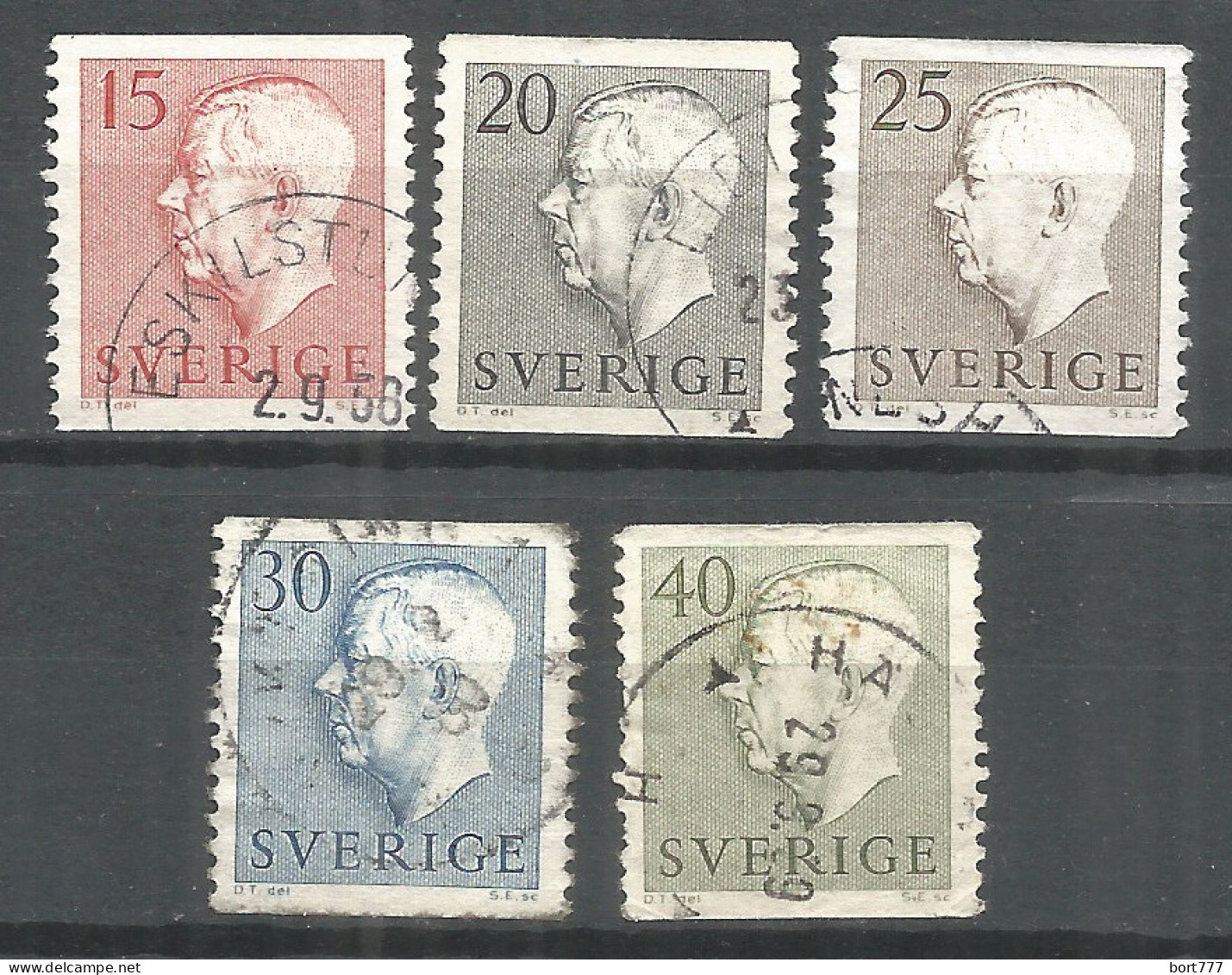 Sweden 1957 Year Used Stamps  - Gebraucht