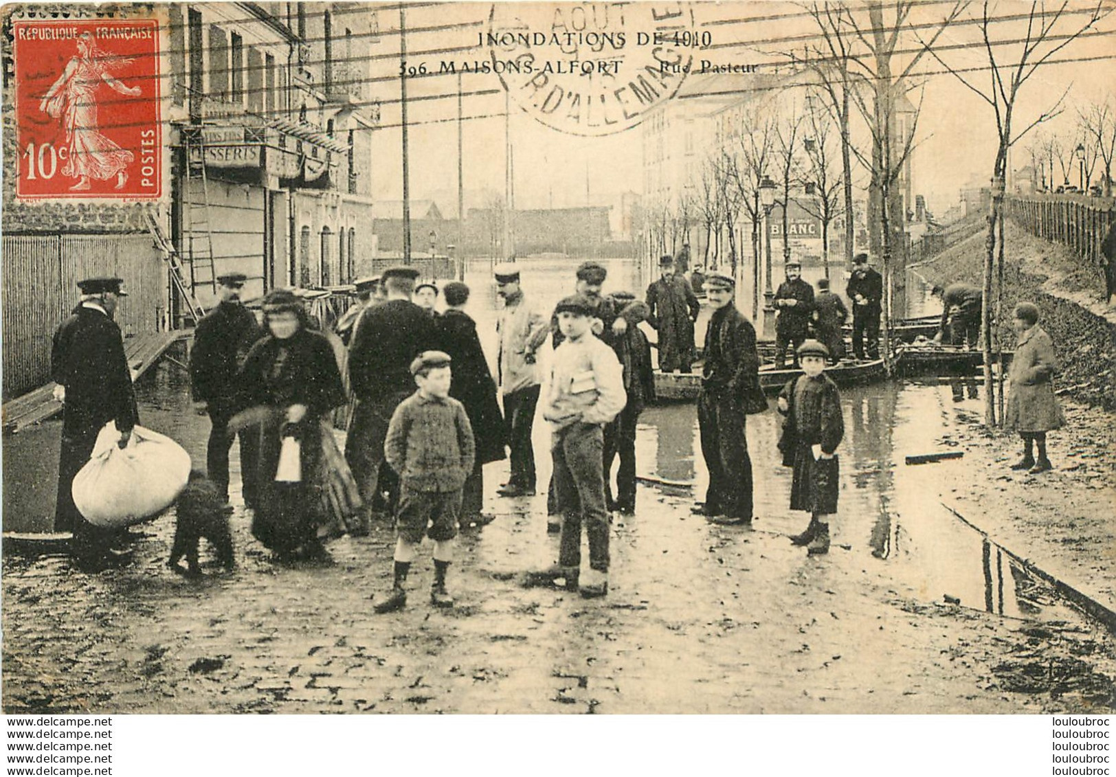 MAISONS ALFORT INONDATIONS 1910 RUE PASTEUR - Maisons Alfort