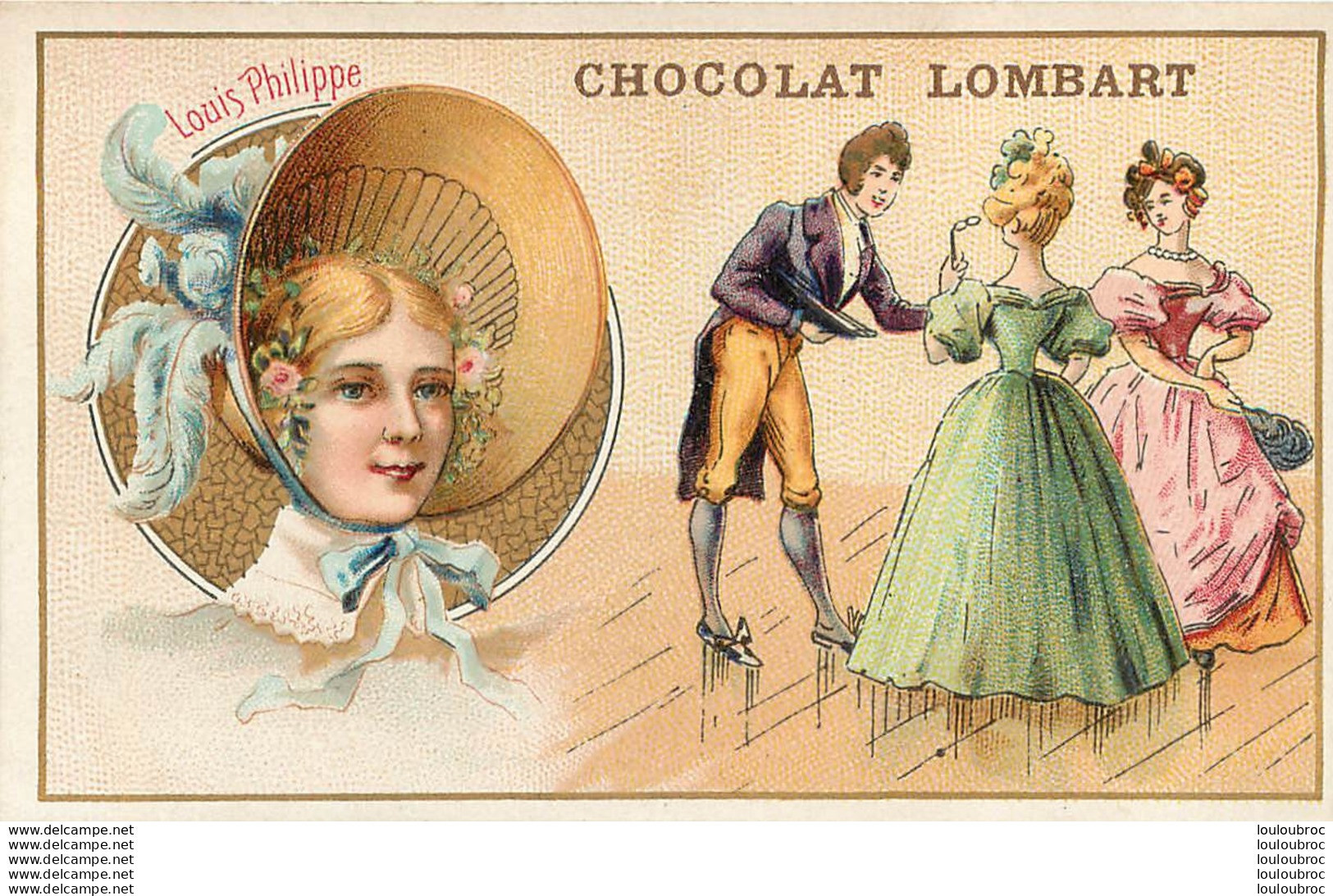 CHROMO CHOCOLAT LOMBART  LOUIS PHILIPPE - Lombart