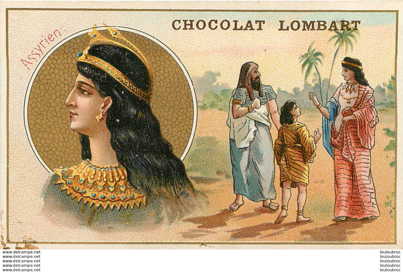 CHROMO CHOCOLAT LOMBART  ASSYRIEN - Lombart