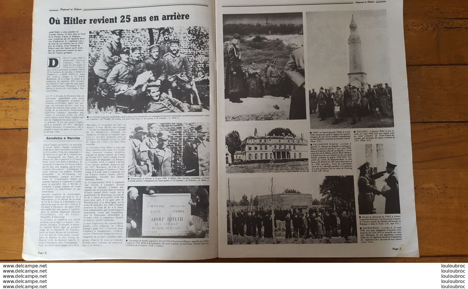 1939-1945 DANS LE NORD DE LA FRANCE ET EN BELGIQUE N°2  PAR NORD ECLAIR 55 PAGES VOIR SCAN DU SOMMAIRE - 1939-45