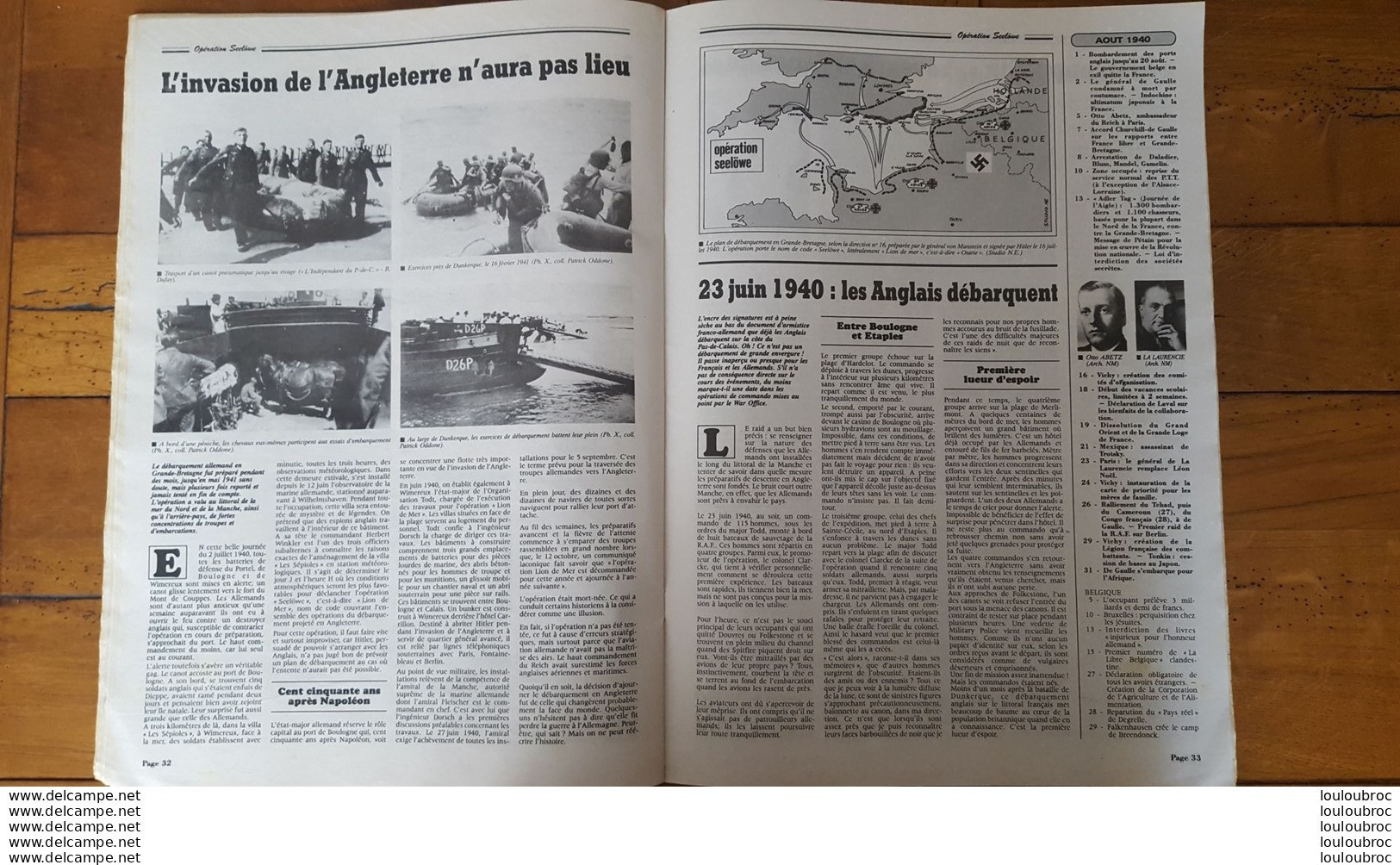 1939-1945 DANS LE NORD DE LA FRANCE ET EN BELGIQUE N°2  PAR NORD ECLAIR 55 PAGES VOIR SCAN DU SOMMAIRE