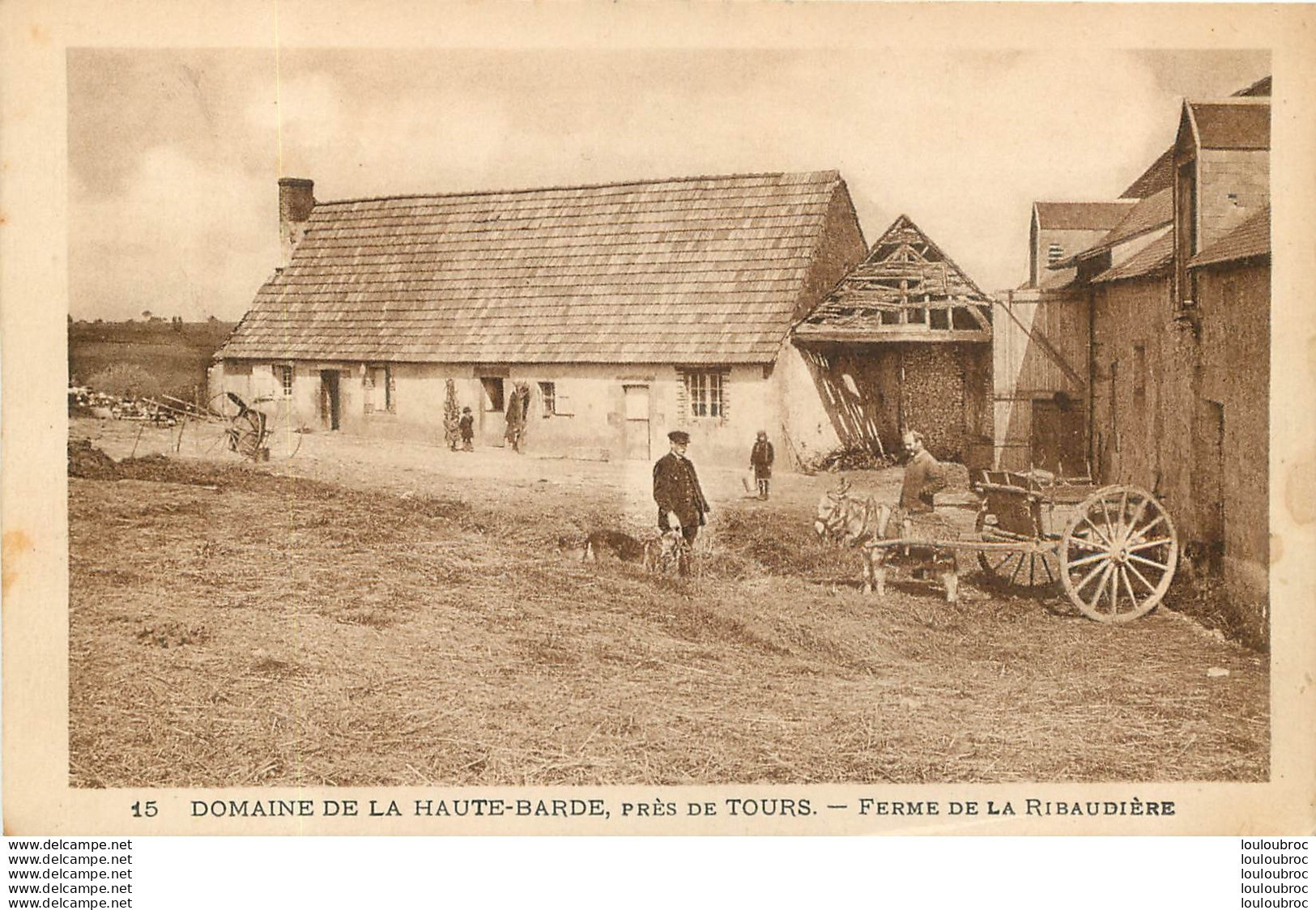 L'AVENIR DU PROLETARIAT A BEAUMONT LA RONCE DOMAINE DE LA HAUTE BARDE FERME DE LA RIBAUDIERE ATTELAGE D'ANES - Partis Politiques & élections