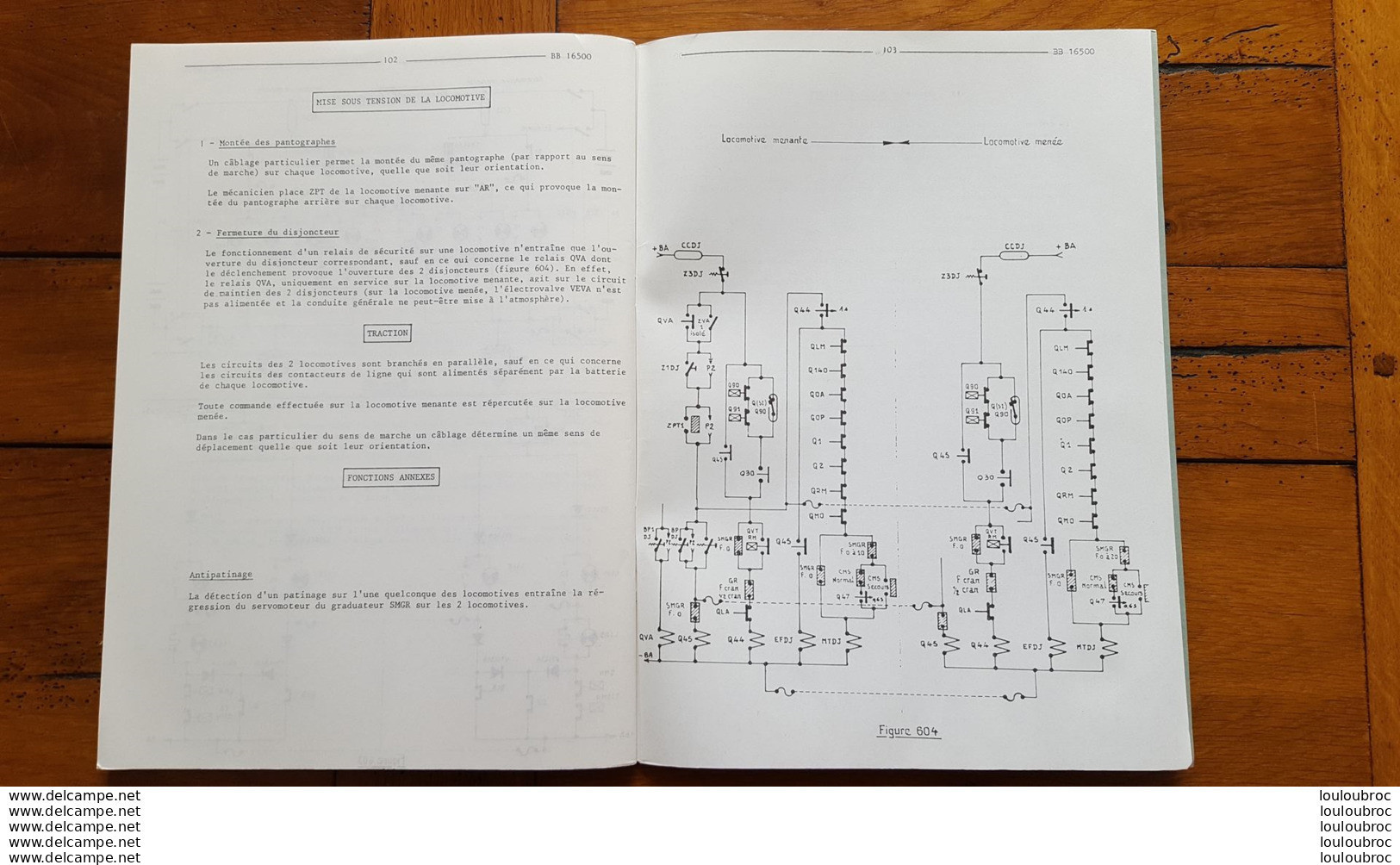 SNCF LIVRET PRATIQUE DE 104 PAGES LOCOMOTIVES BB 16501 A 16794  FORMATION DES AGENTS - Ferrovie & Tranvie