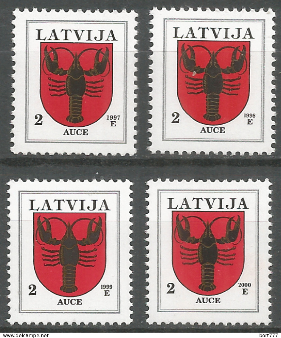 Latvia 2 Sant., 4 Mint Stamps (**) 1997-2000 Years - Lettonia