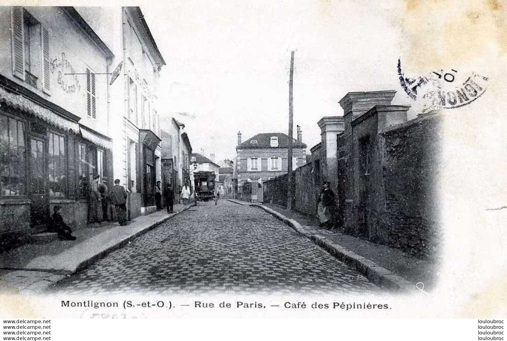 95 MONTLIGNON RUE DE PARIS CAFE DES PEPINIERES - Montlignon