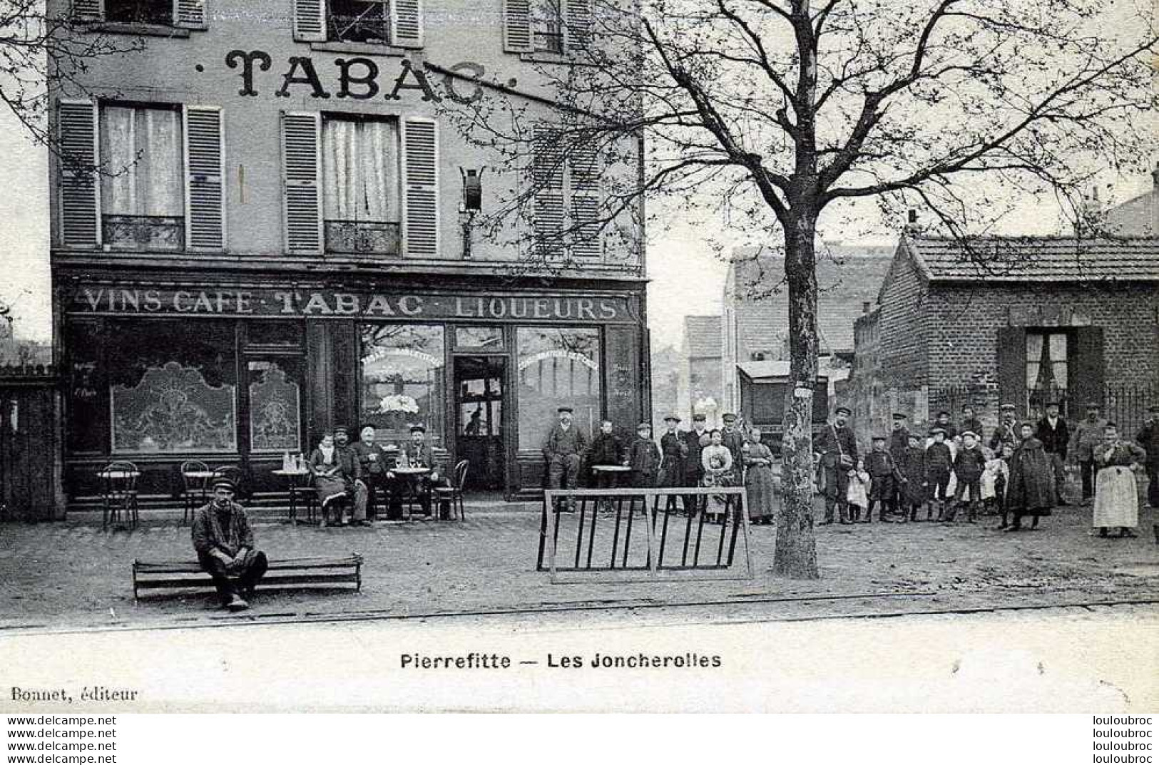 93 PIERREFITTE LES JONCHEROLLES CAFE TABAC - Pierrefitte Sur Seine