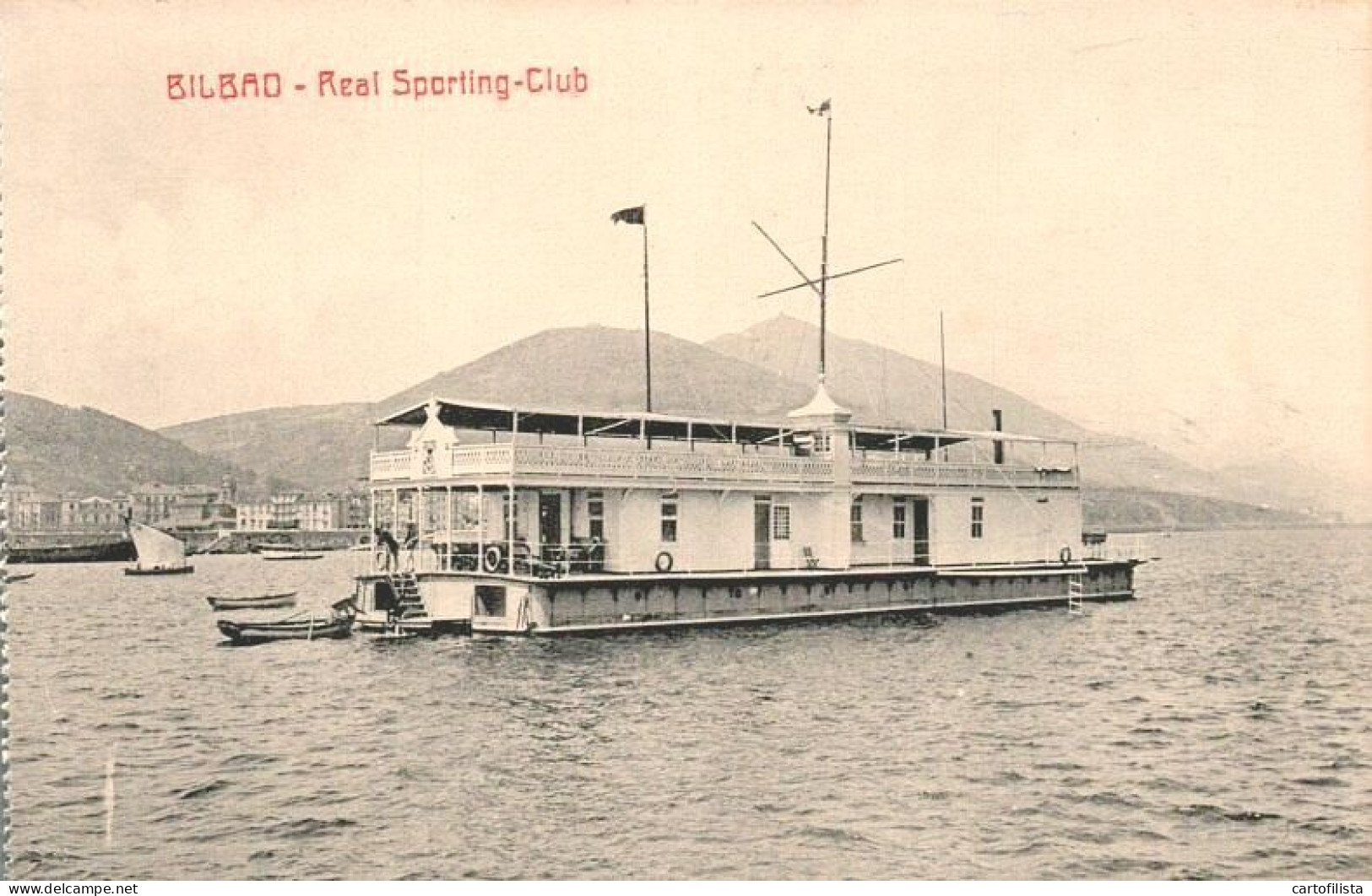 BILBAO, Vizcaya - Real Sporting Club, Boat, Ship   (2 Scans) - Vizcaya (Bilbao)