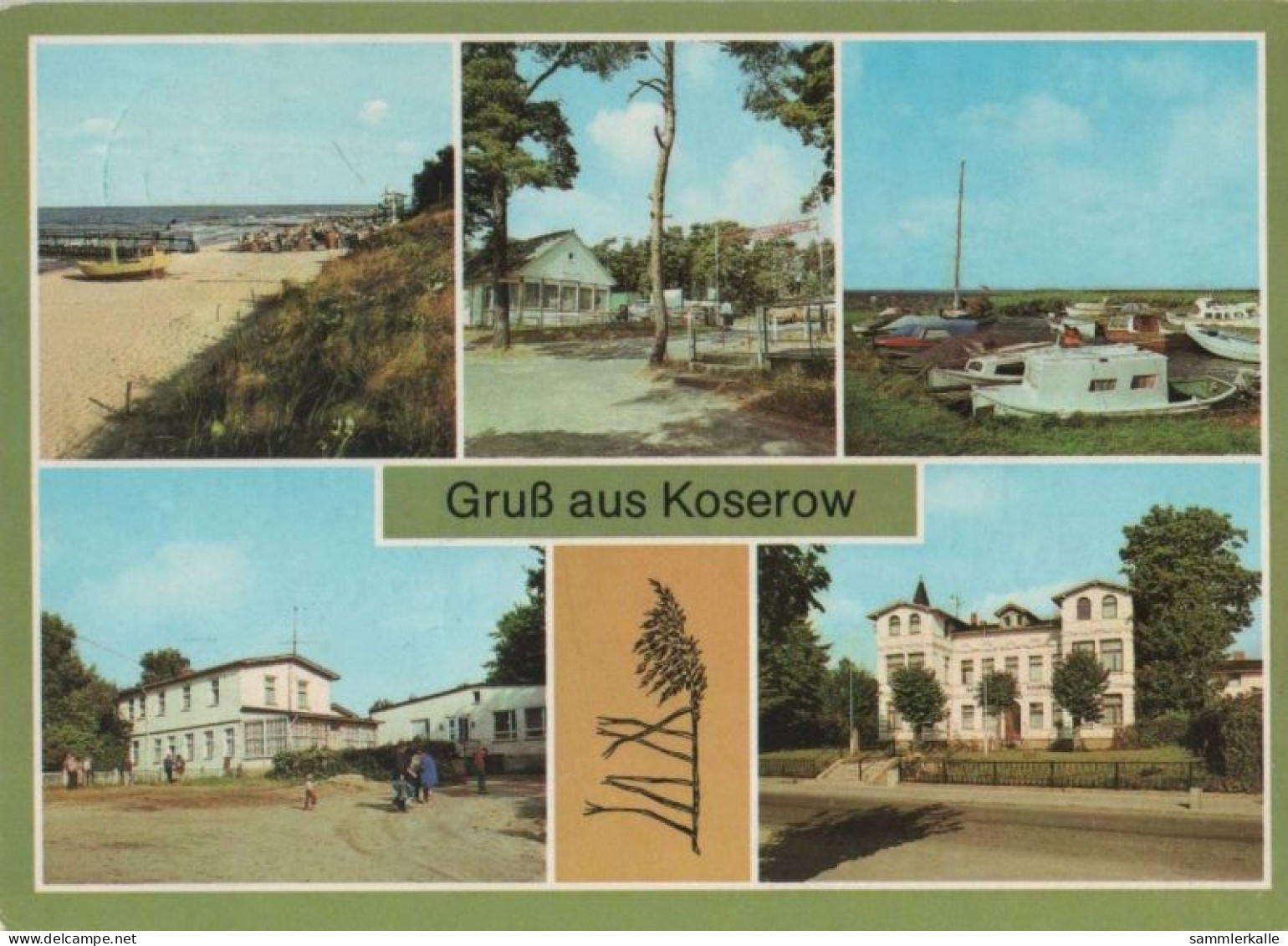 37017 - Koserow - U.a. Campingplatz - 1987 - Greifswald