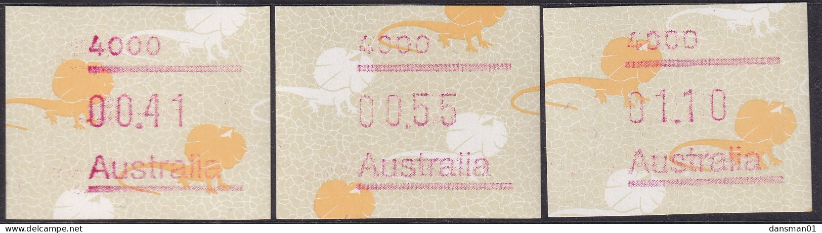 Australia 1989 Frama BUTTON SET 4000 MNH - Nuevos