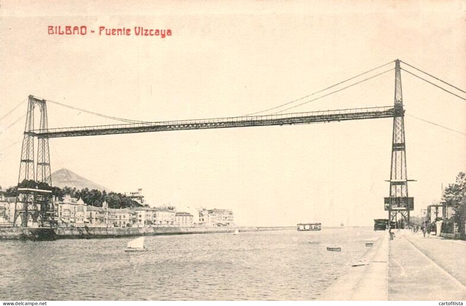 BILBAO, Vizcaya - Puente Vizcaya   (2 Scans) - Vizcaya (Bilbao)