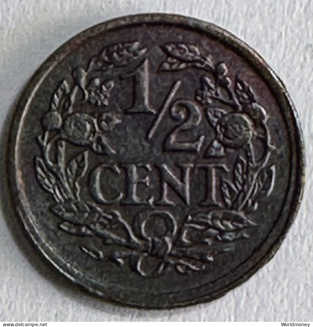 Netherlands 1/2 Cent 1928 - 0.5 Cent