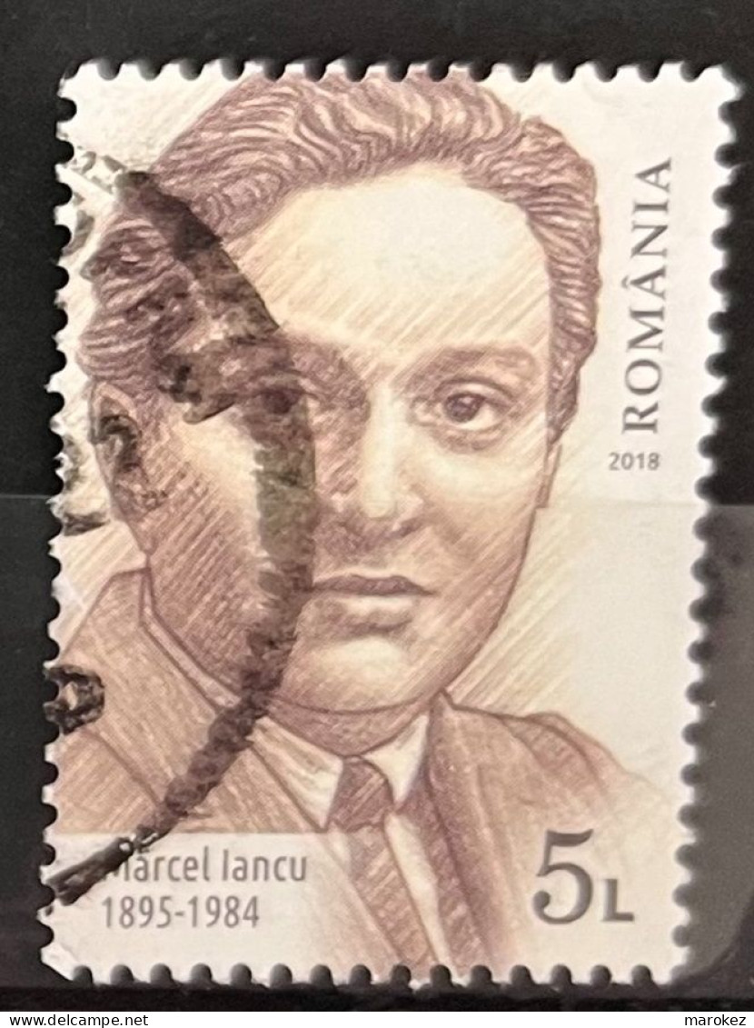 ROMANIA 2018 Personalities - Famous Romanians; Marcel Iancu Postally Used MICHEL# 7418 - Used Stamps
