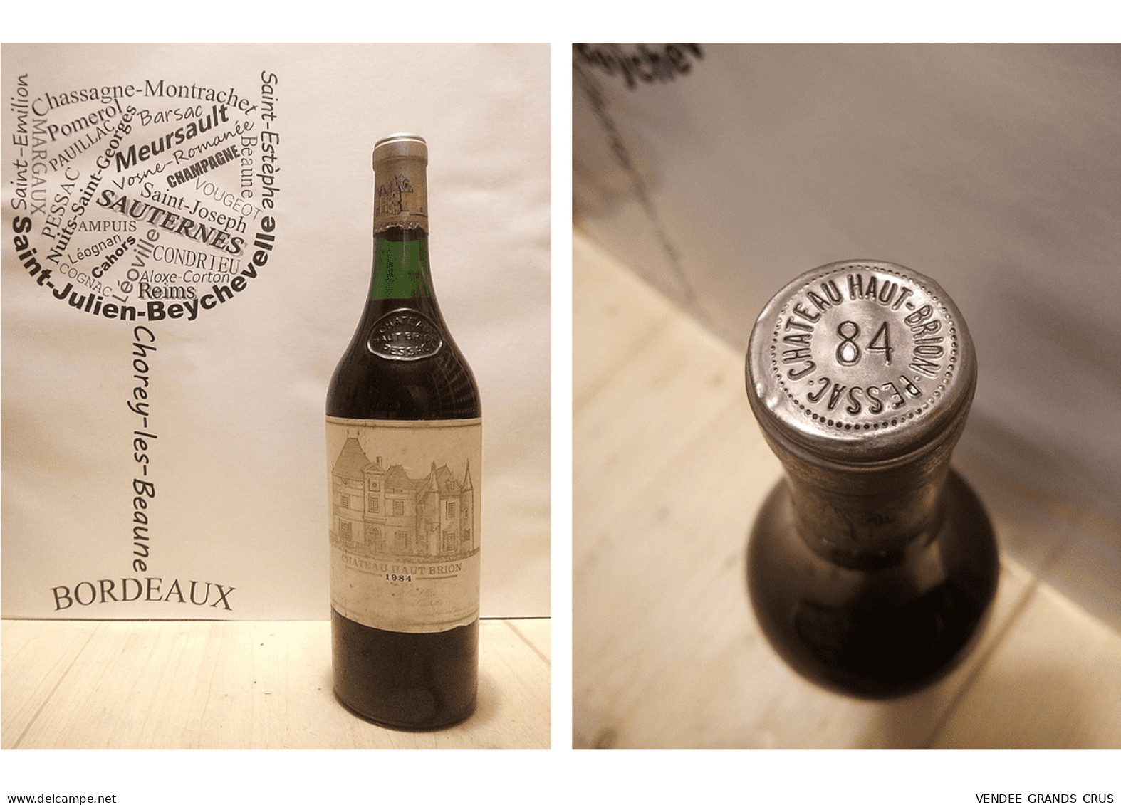 Château Haut-Brion 1984 - Pessac-Léognan - 1er Grand Cru Classé – 75 Cl - Rouge - Wein
