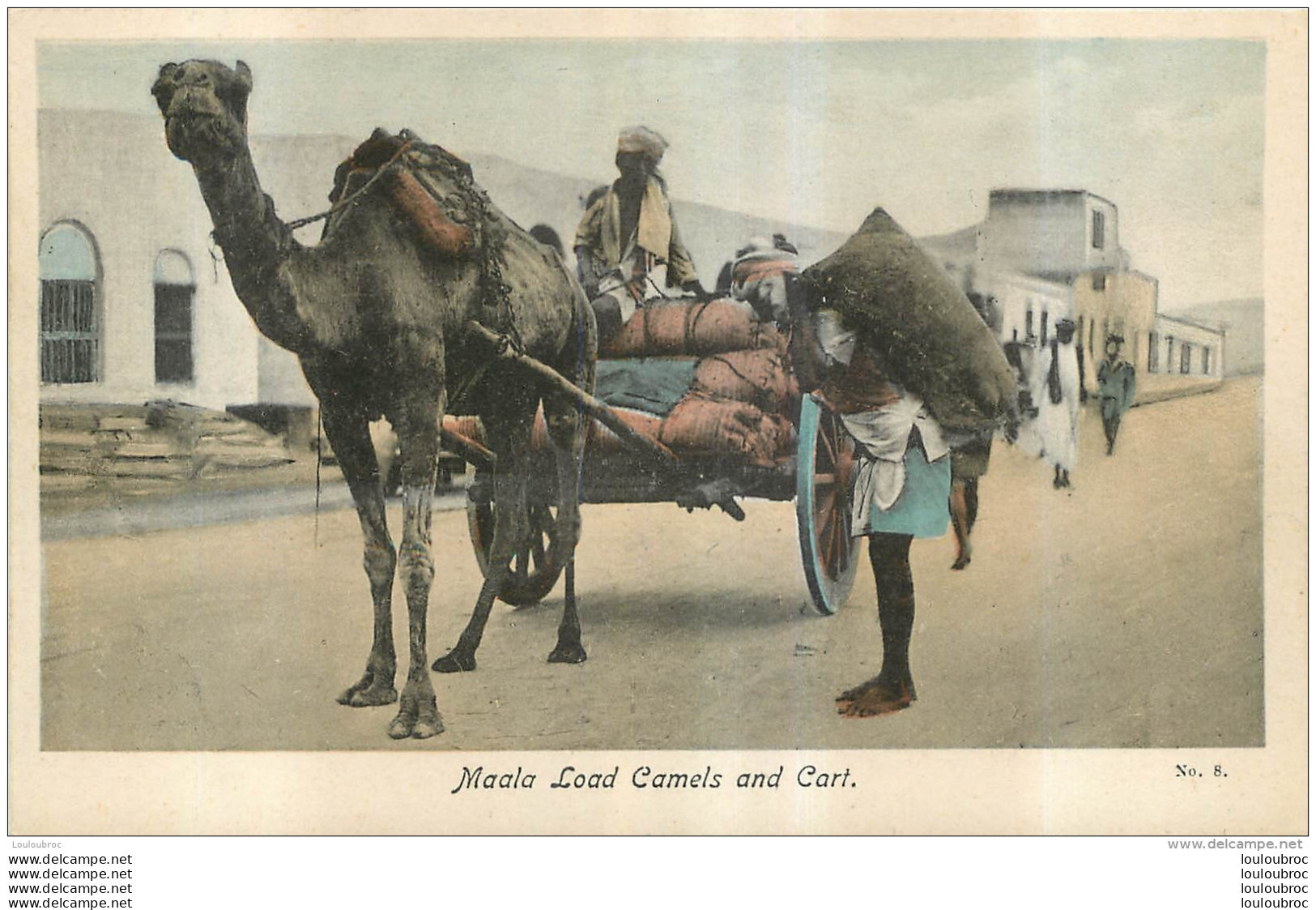 YEMEN MAALA LOAD CAMELS AND CART - Jemen