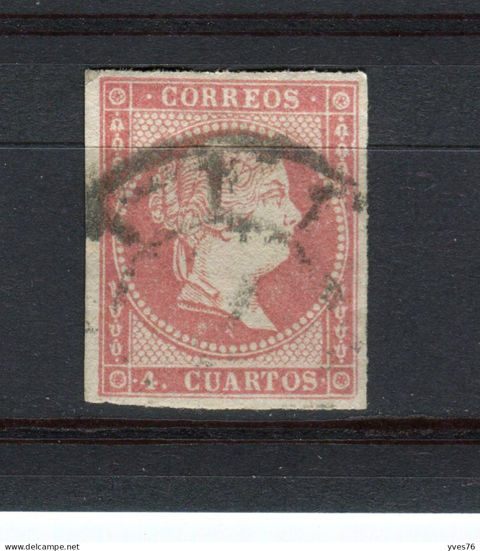 ESPAGNE - Y&T N° 35° - Isabelle II - Used Stamps