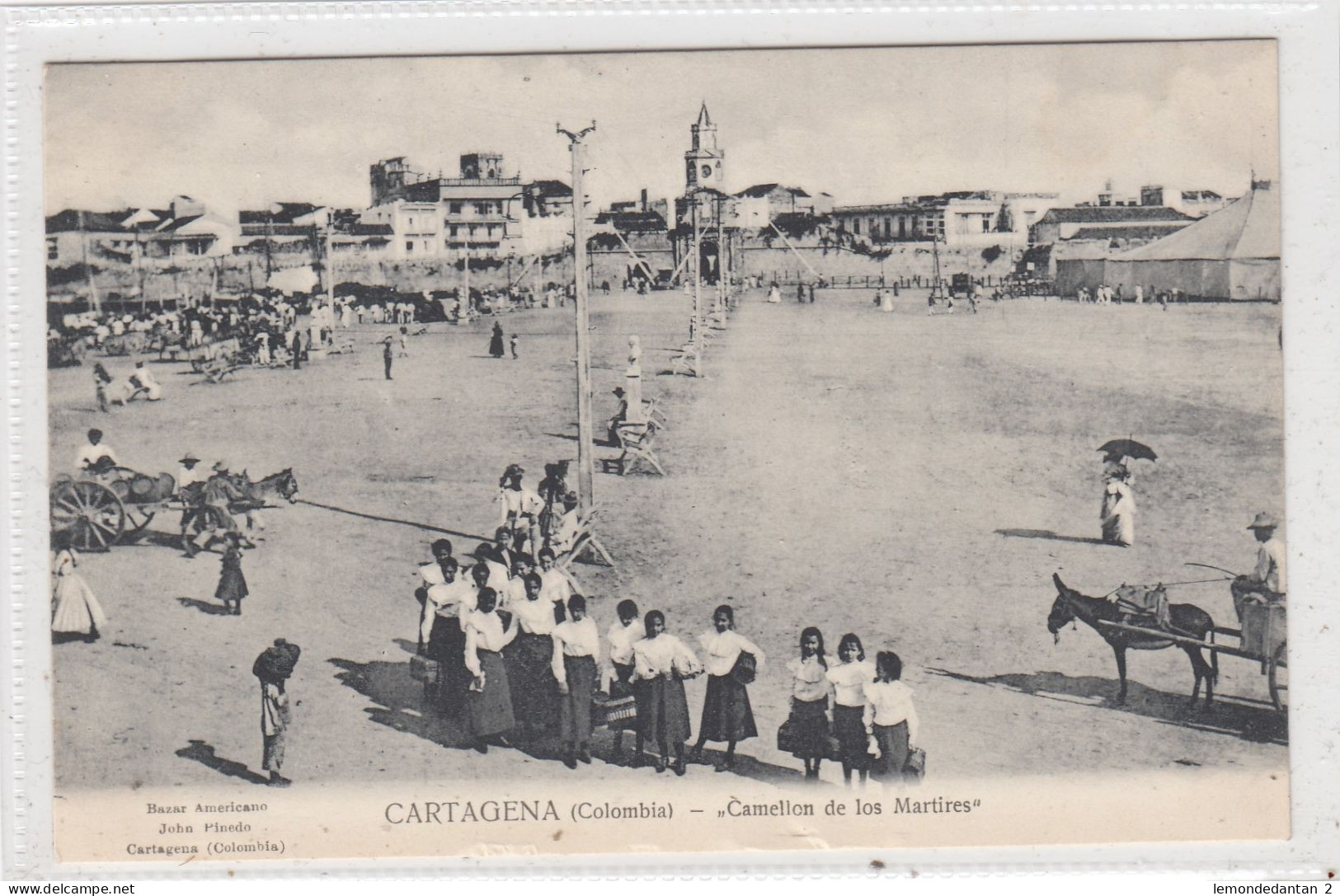 Cartagena. Camellon De Los Martires. * - Colombia