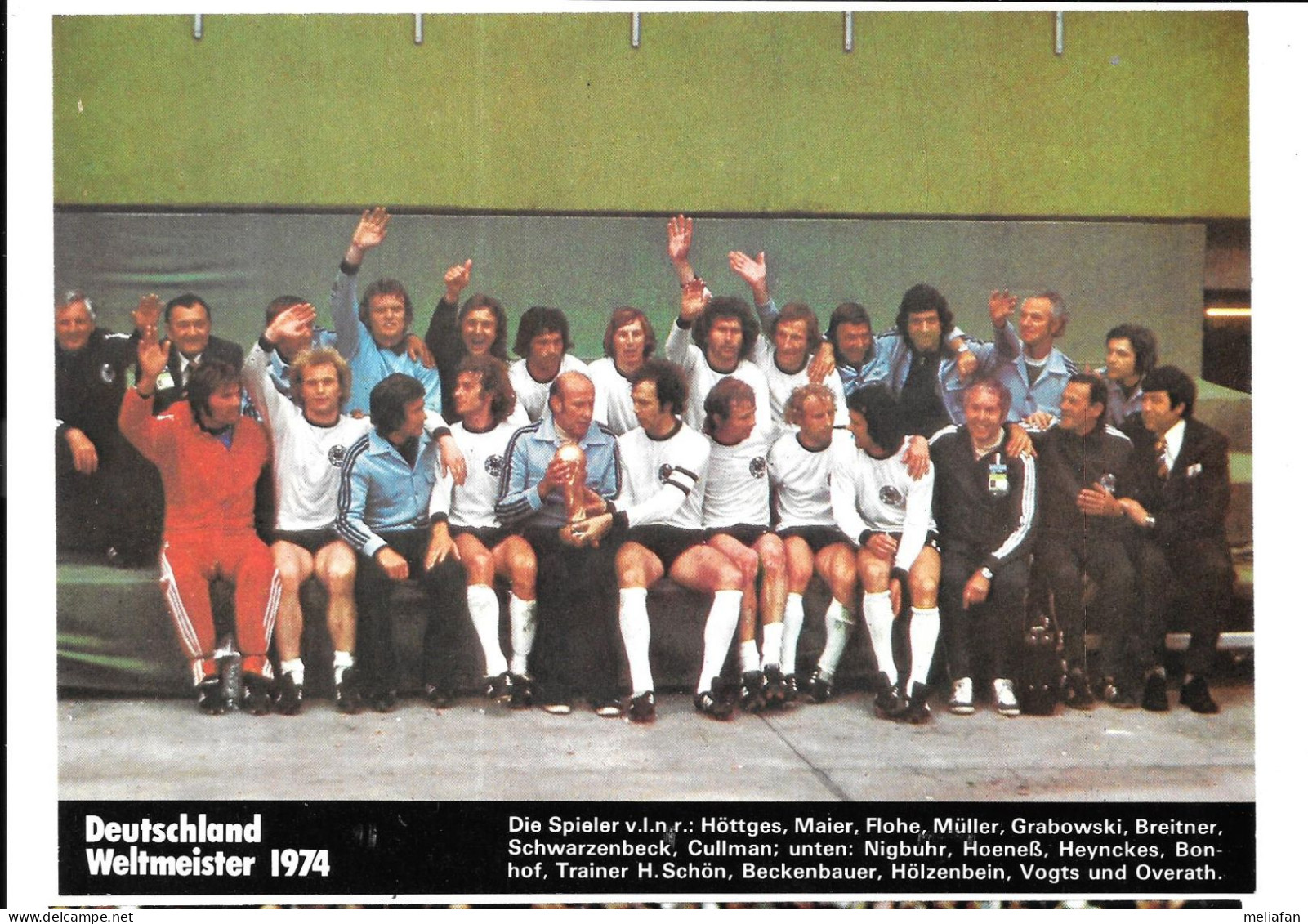 GF2230 - PHOTO POLY - WORLD CUP 74 - MAIER MULLER GRABOWSKI BREITNER CULLMAN HOENESS HEYNKES BONHOF - Altri & Non Classificati