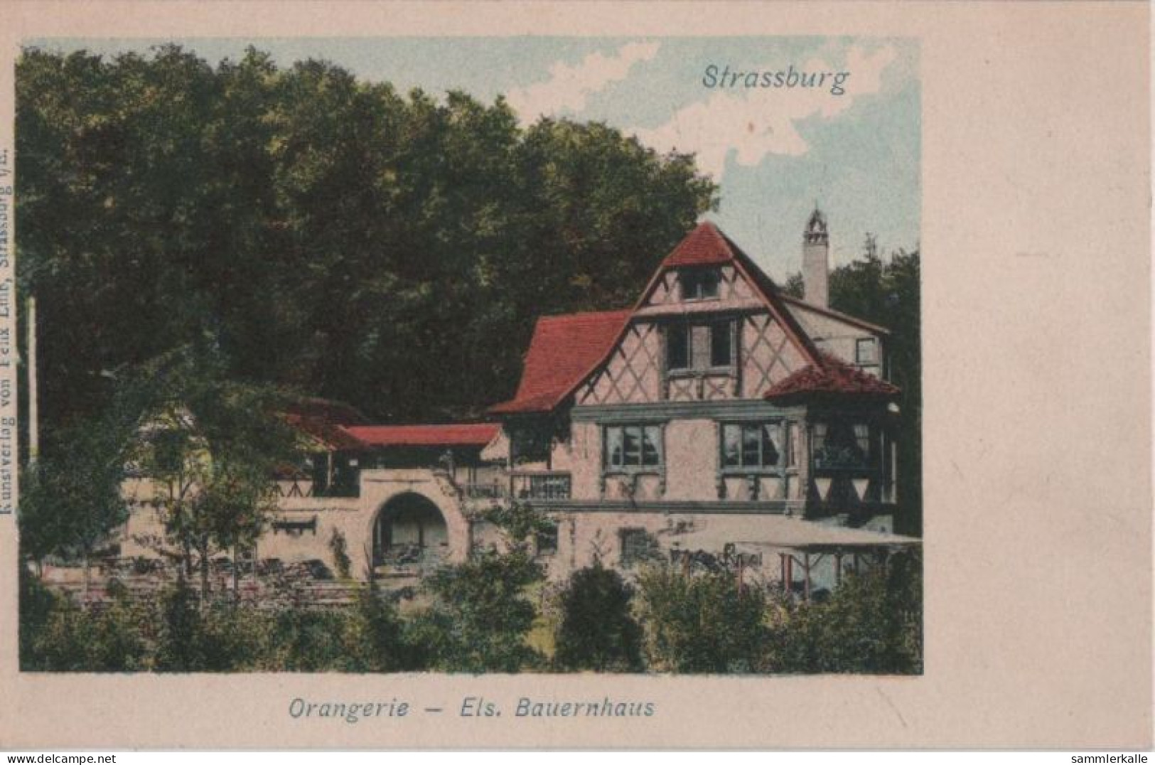 93557 - Strassburg - Orangerie, Els. Bauernhaus - Ca. 1935 - Elsass