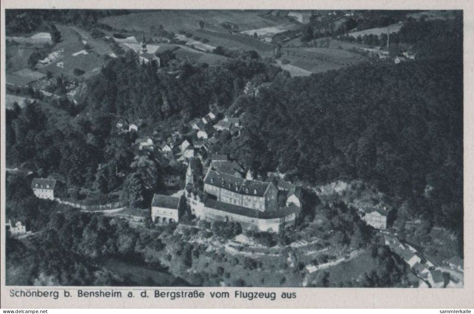 76263 - Bensheim-Schönberg - Vom Flugzeug Aus - Ca. 1955 - Bensheim