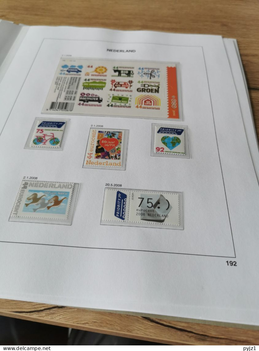 2008 MNH  Netherlands According To DAVO  Postfris** - Full Years