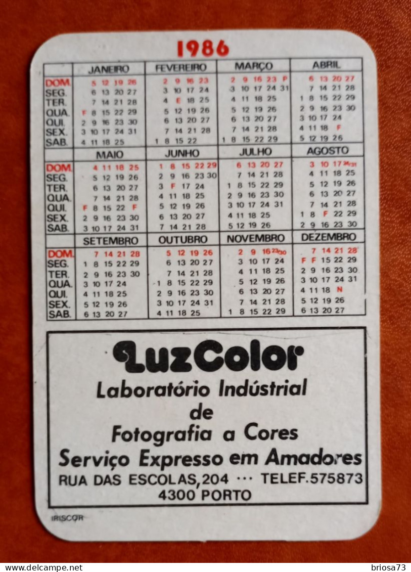 Calendrier De Poche PIERROT - Tamaño Pequeño : 1981-90