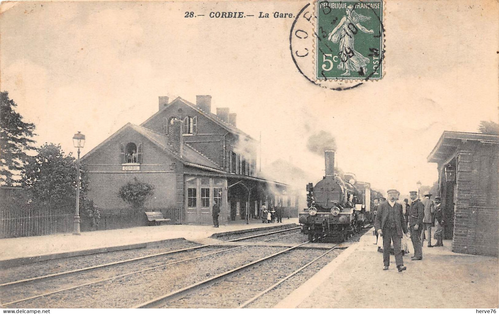 CORBIE - La Gare - Train - Corbie