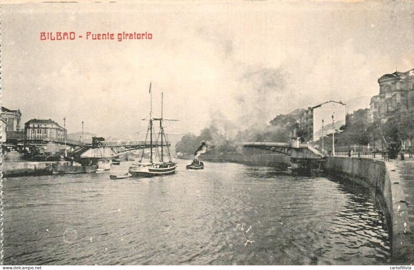 BILBAO, Vizcaya - Puente Giratoria   (2 Scans) - Vizcaya (Bilbao)