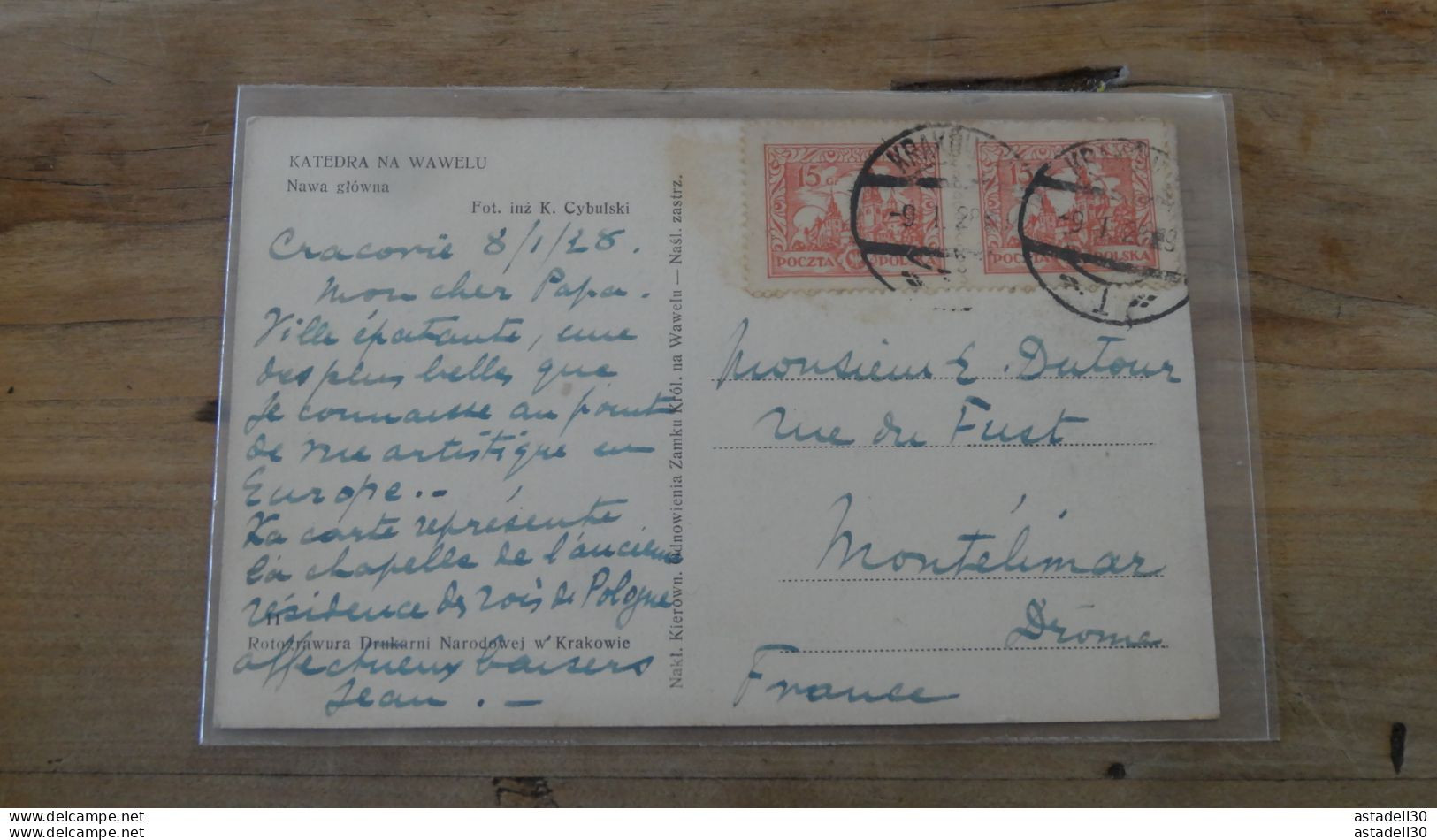 CPA POLOGNE, Carcovie 1918  ............PHI......... ENV-ET25 - Cartas & Documentos