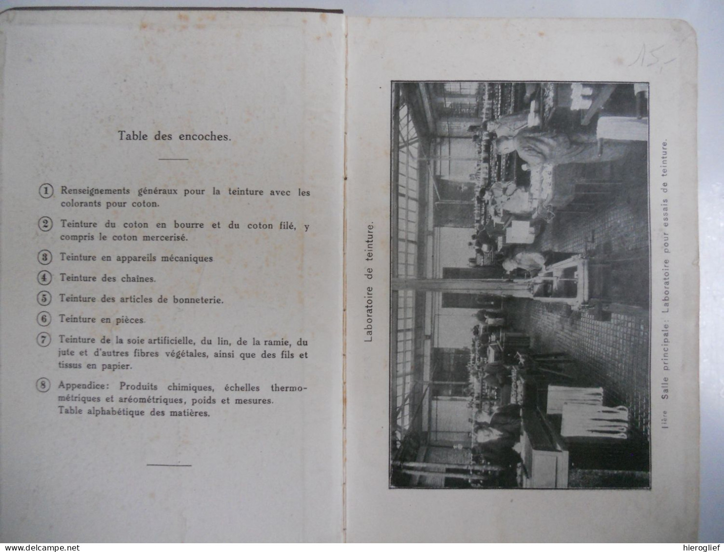 PETIT MANUEL DU TEINTURIER -I- Coton Et Autres Fibres Végétales /  Leopold Cassella & C°  1912 - Decorazione Di Interni