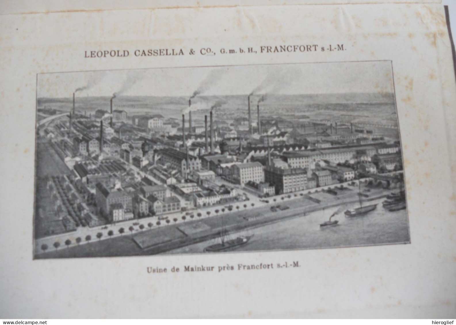 PETIT MANUEL DU TEINTURIER -I- coton et autres fibres végétales /  Leopold Cassella & C°  1912