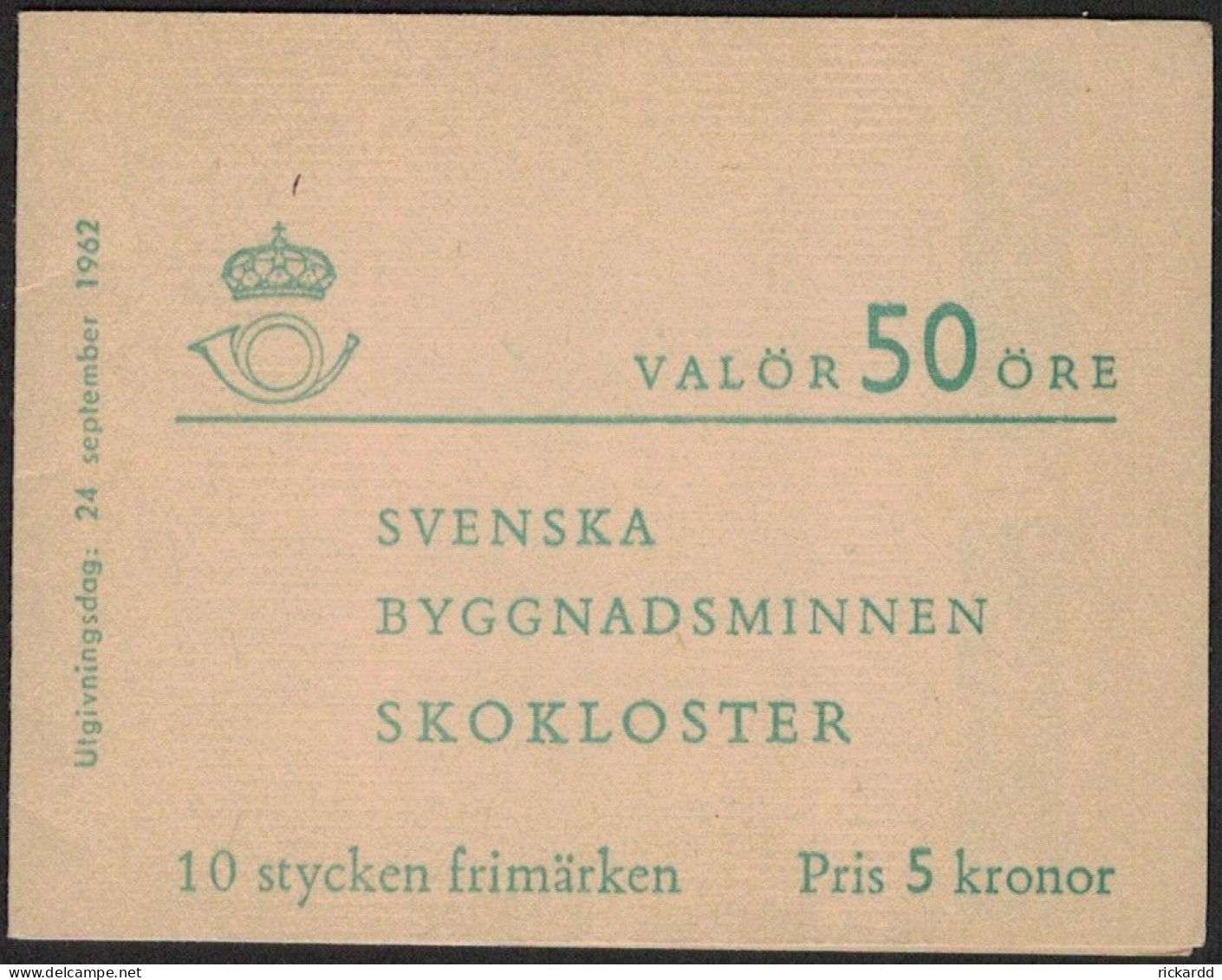 Sweden - Booklet: Facit #H150 Byggnadsminnen - Skokloster - 1951-80