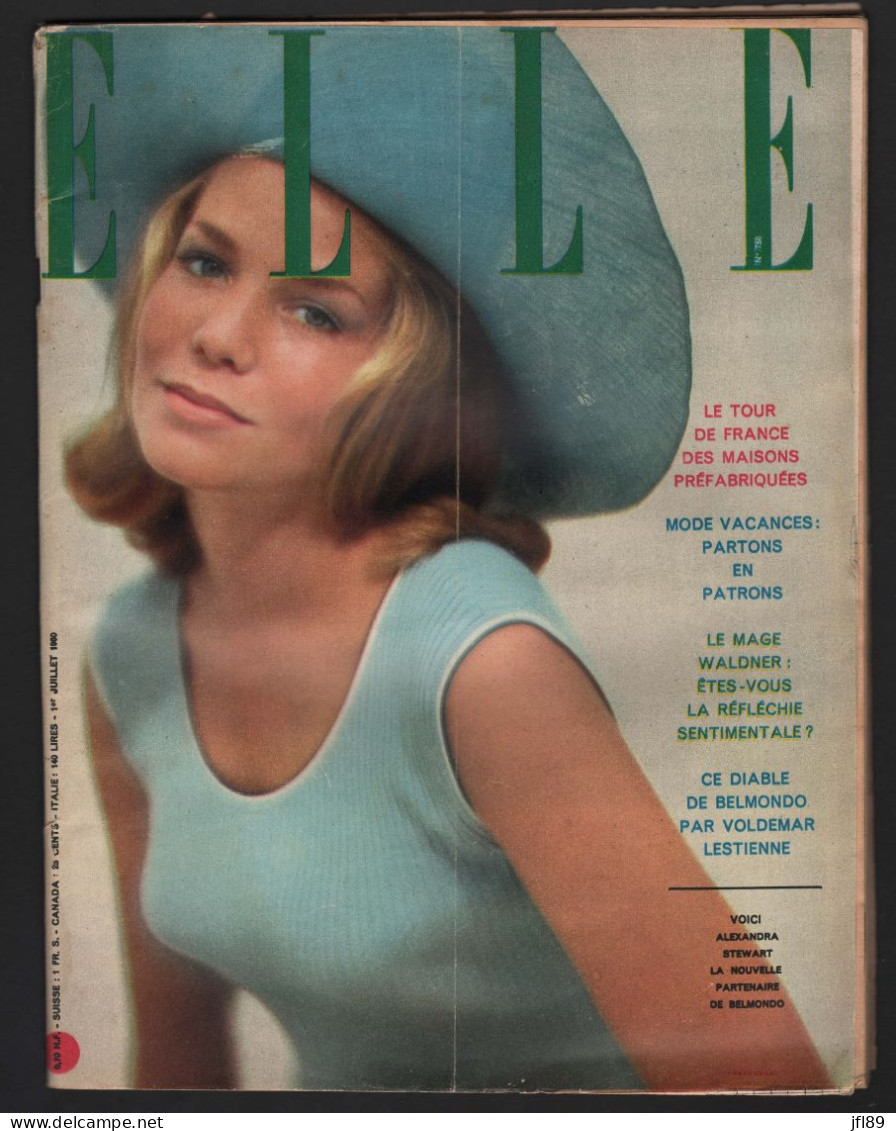 5949M -  Alexandra Stewart      Jean Paul Belmondo        Jean Seberg - Lifestyle & Mode