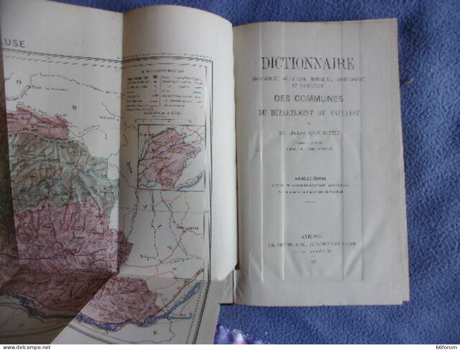 Dictionnaire Géographique Des Communes Du Vaucluse - Provence - Alpes-du-Sud