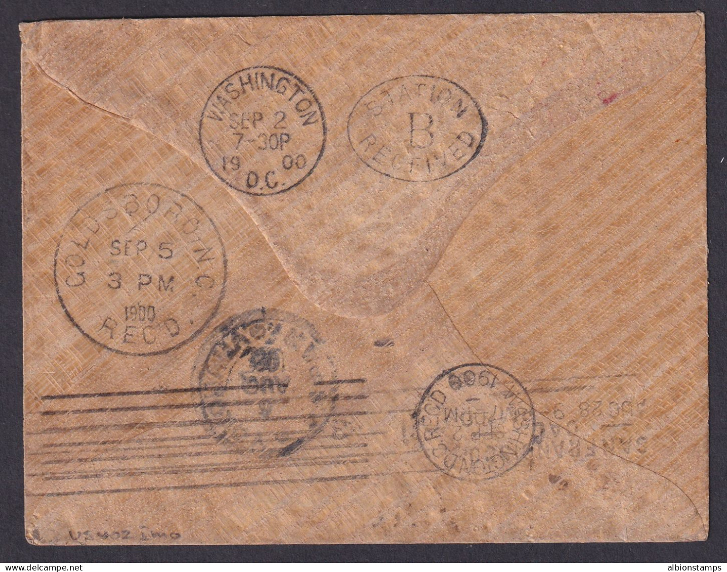Japan/USA - 1900 Cover From US Ship RELIEF To US Via Nagasaki, Boxer Rebellion - Poststempel