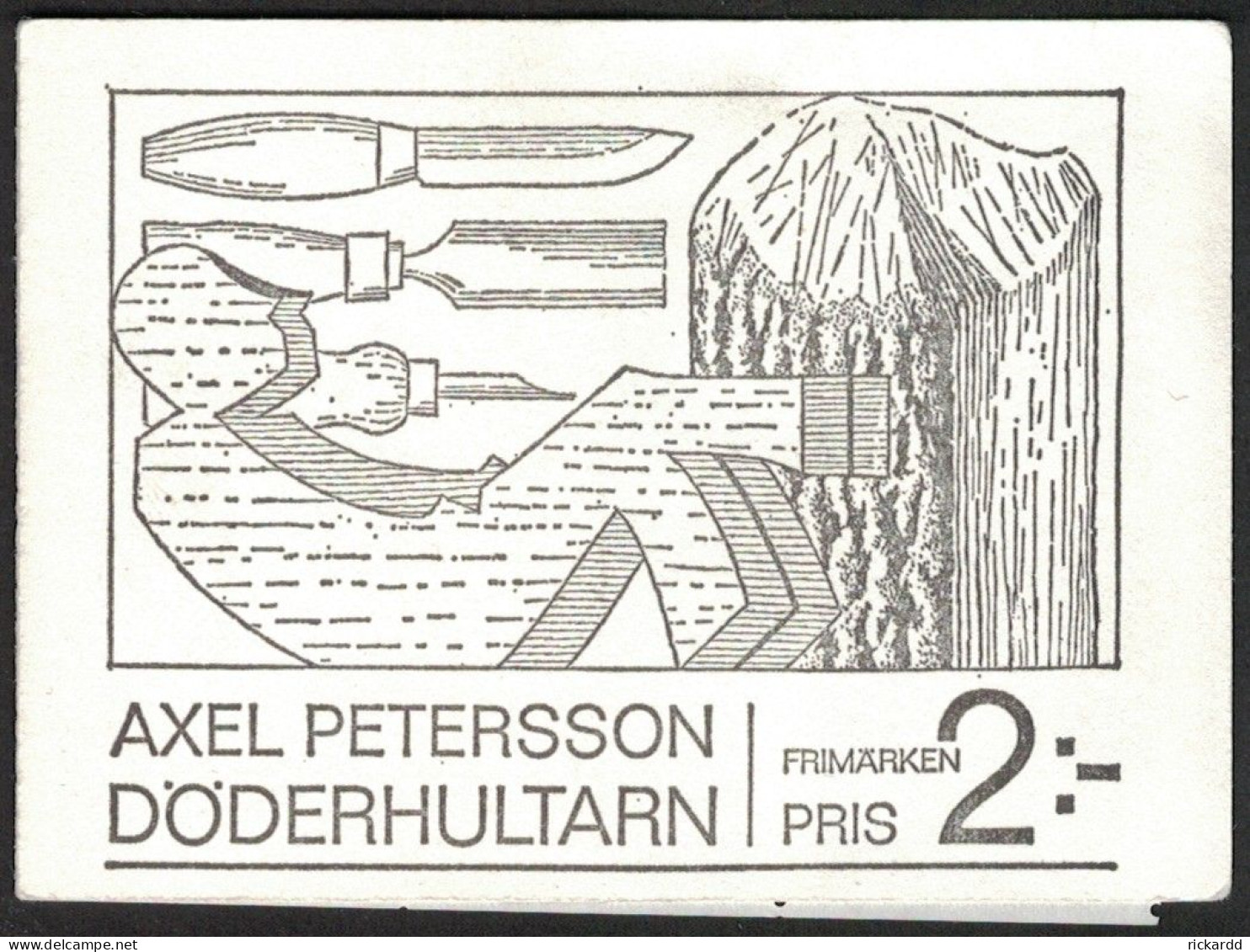 Sweden - Booklet: Facit #H213 Axel Pettersson "Döderhultarn" - 1951-80