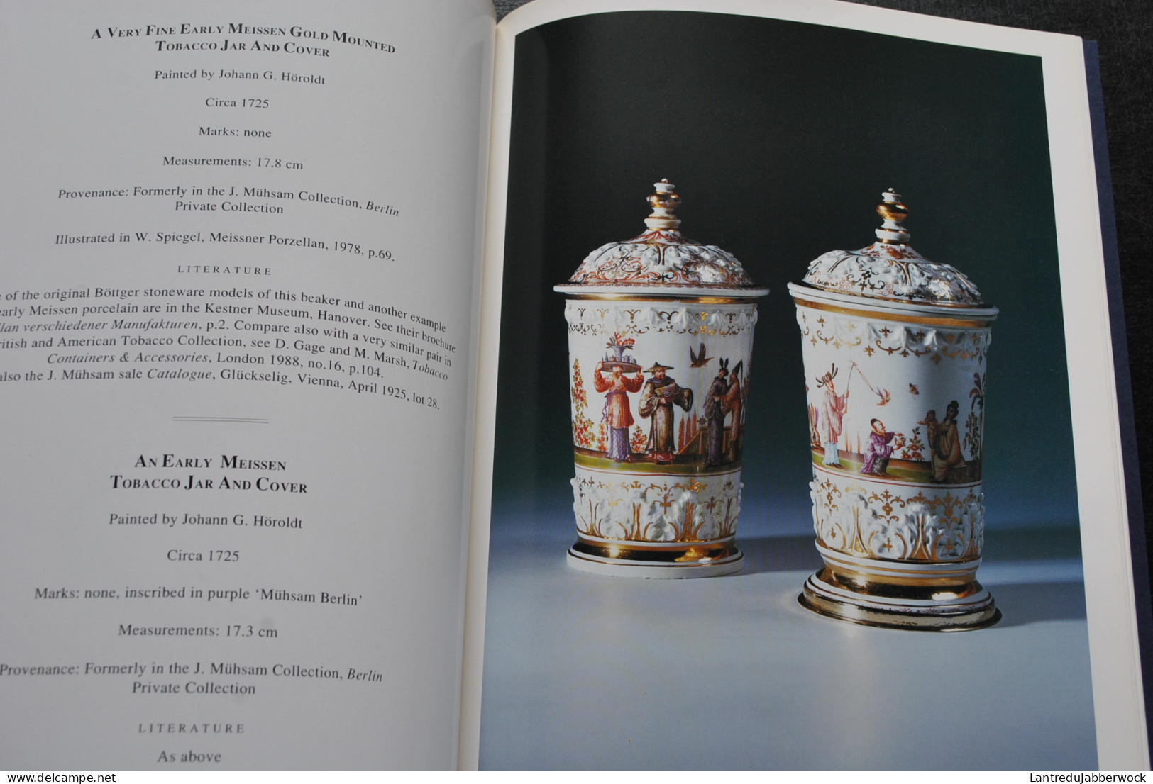 Catalogue De Vente Works Of Art In Pottery And Porcelain Angela Gragin Wallwitz Ceramic 1991 Meissen Nymphenburg... - Magazines & Catalogs