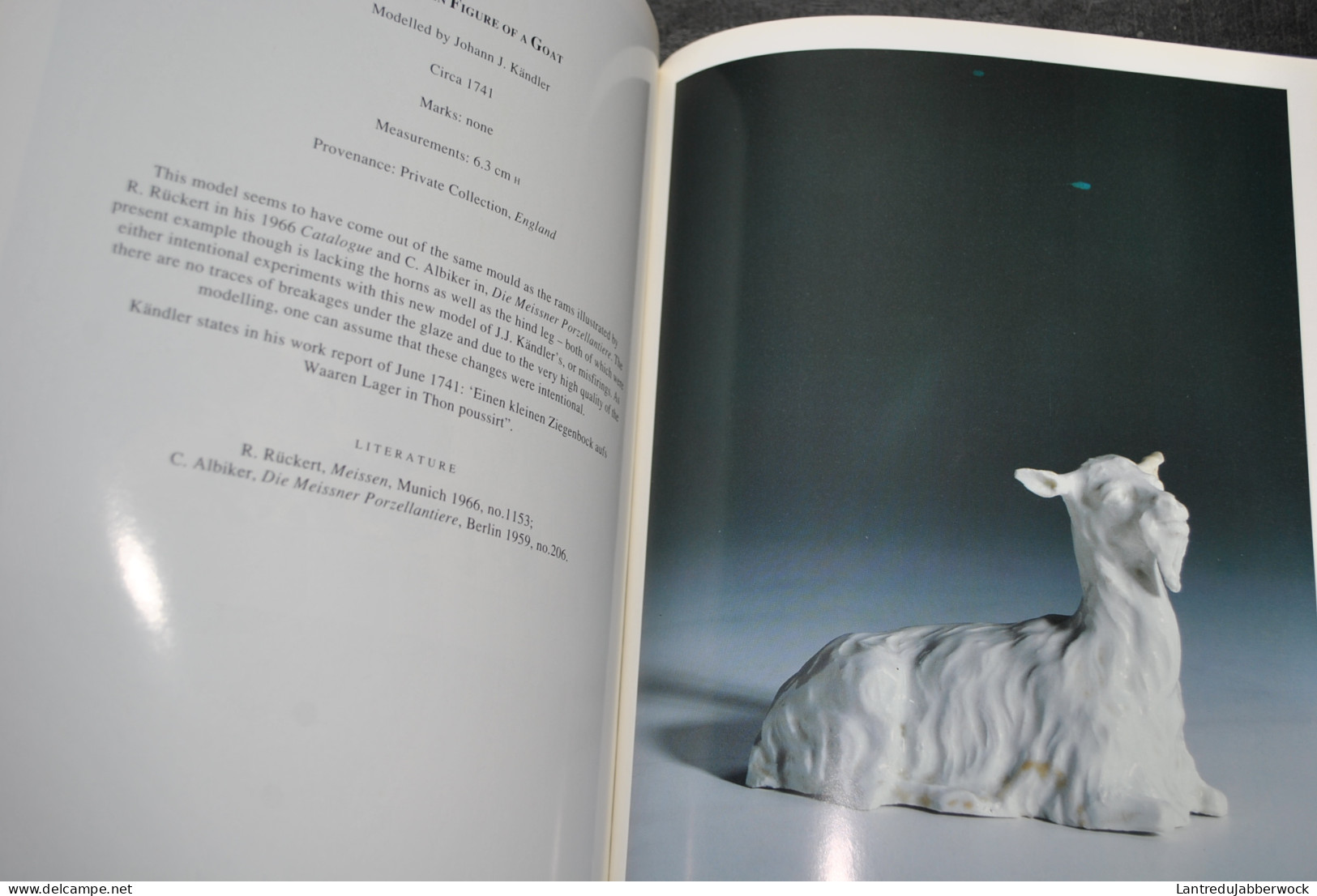 Catalogue de vente Works of art in pottery and porcelain Angela Gragin Wallwitz Ceramic 1991 Meissen Nymphenburg...