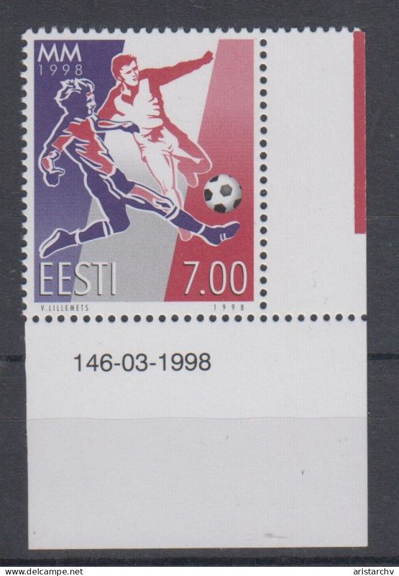 ESTONIA 1998 FOOTBALL WORLD CUP - 1998 – France
