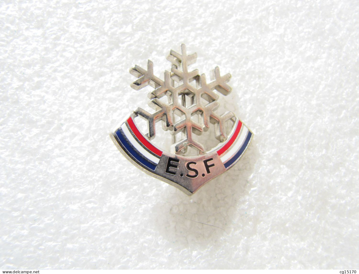 NO PIN'S   BROCHE   ESF   ECOLE DE SKI FRANÇAISE - Winter Sports