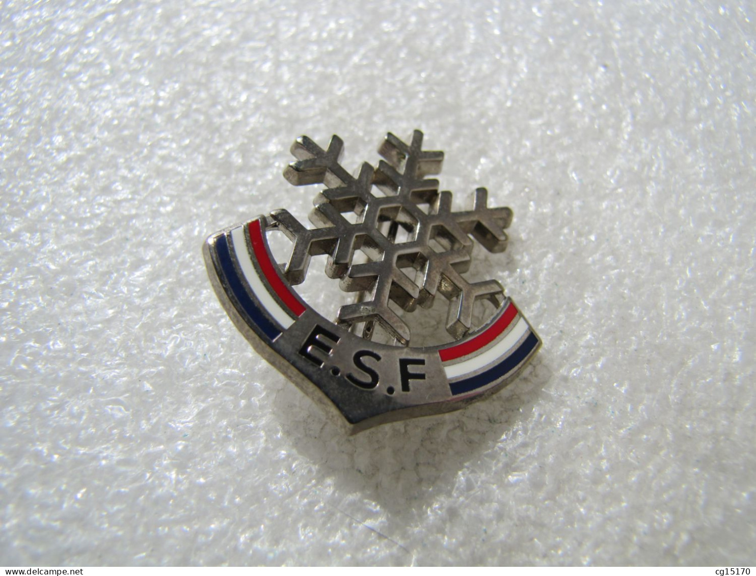 NO PIN'S   BROCHE   ESF   ECOLE DE SKI FRANÇAISE - Winter Sports