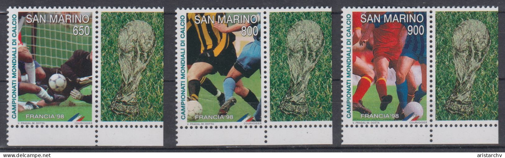 SAN MARINO 1998 FOOTBALL WORLD CUP - 1998 – France